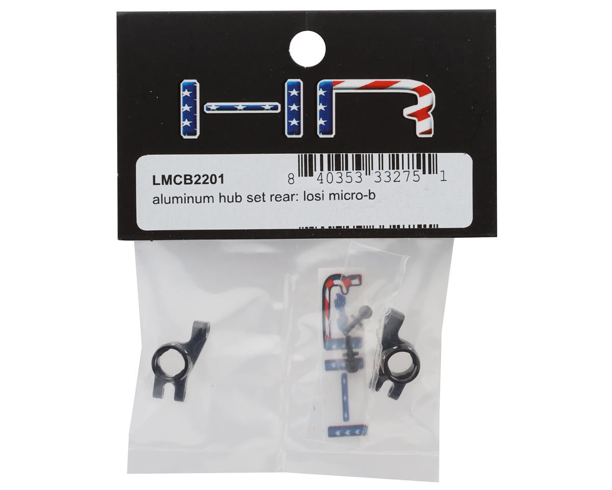 Hot Racing Losi® Micro-B Aluminum Rear Hub Set (Black) (2)