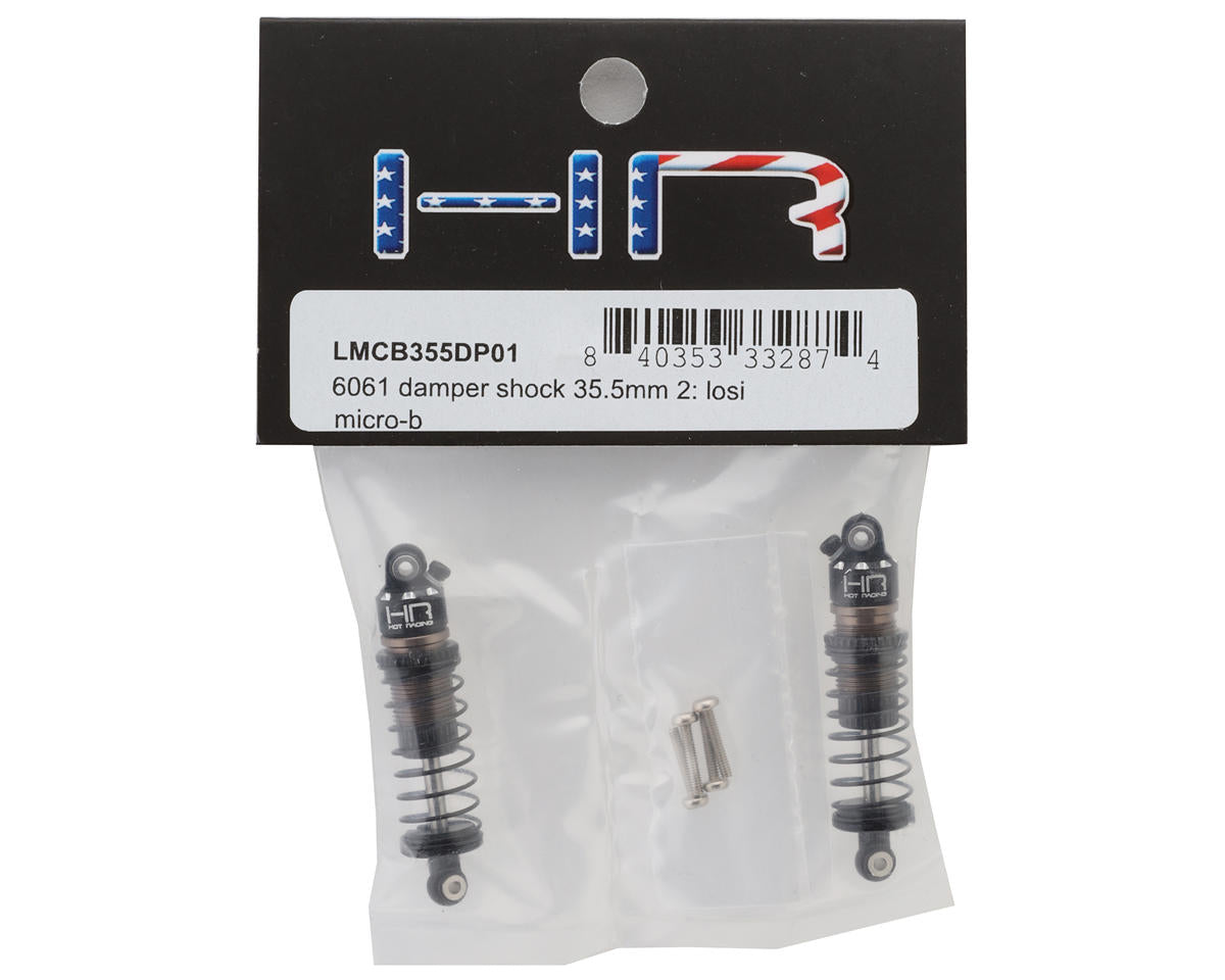 Hot Racing Losi® Micro-B 35.5mm Rear Damper Shocks (2)