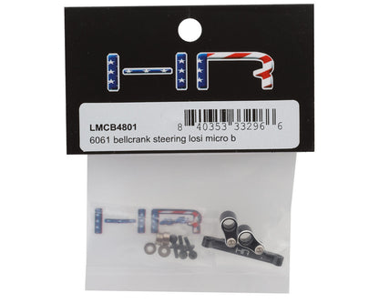 Hot Racing Losi® Micro-B Aluminum Steering Bellcrank Set (Black)