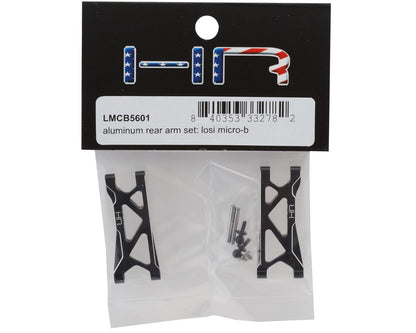Hot Racing Losi® Micro-B Aluminum Rear Lower Arm Set (Black) (2)