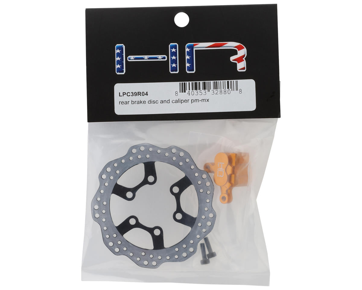 Hot Racing Losi Promoto-MX Rear Brake Disc & Caliper Set (Gold)