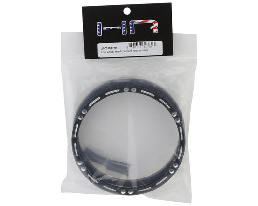 Hot Racing Losi Promoto-MX Front Wheel Reinforcement Rings (Black) (2)