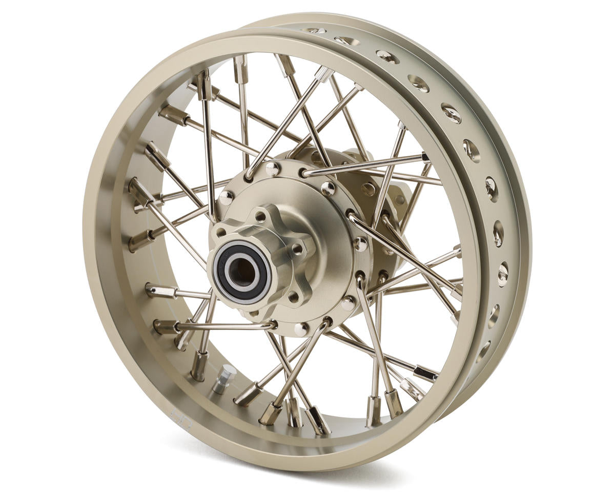 Hot Racing Losi Promoto-MX Aluminum Wire Spoke Rear Wheel (Silver)