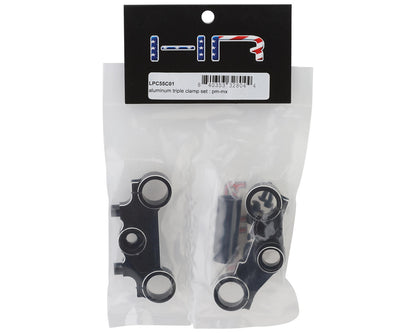 Hot Racing Losi Promoto-MX Aluminum Triple Clamp Upgrade Set (Black)
