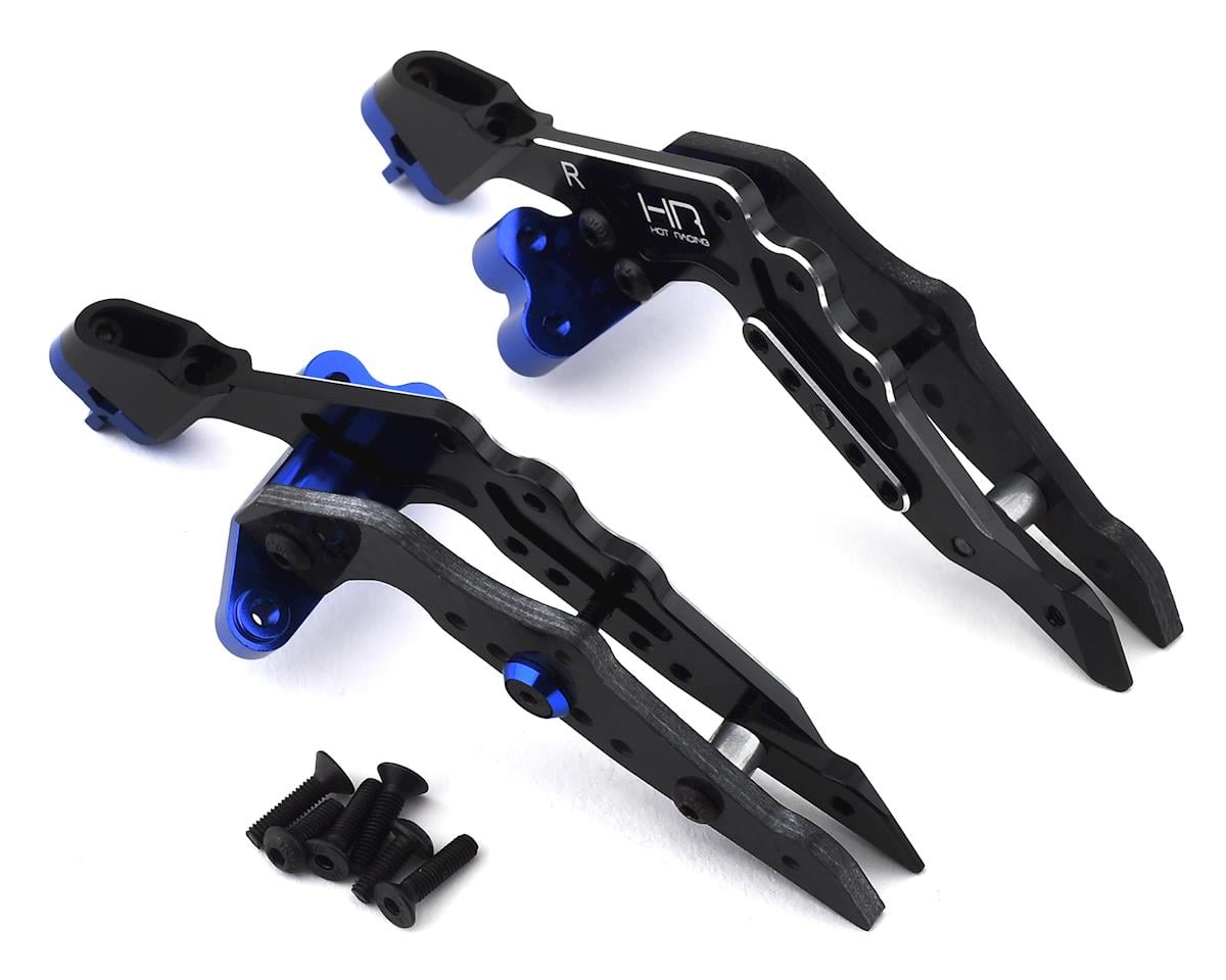 Hot Racing Losi Baja Rey/Rock Rey Aluminum Rear Shock Tower Set (Black)