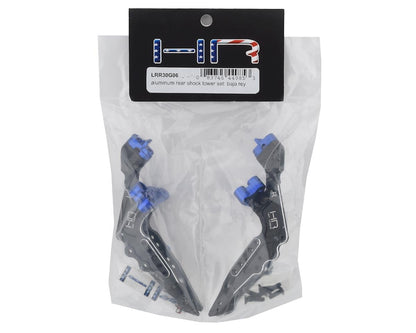Hot Racing Losi Baja Rey/Rock Rey Aluminum Rear Shock Tower Set (Black)