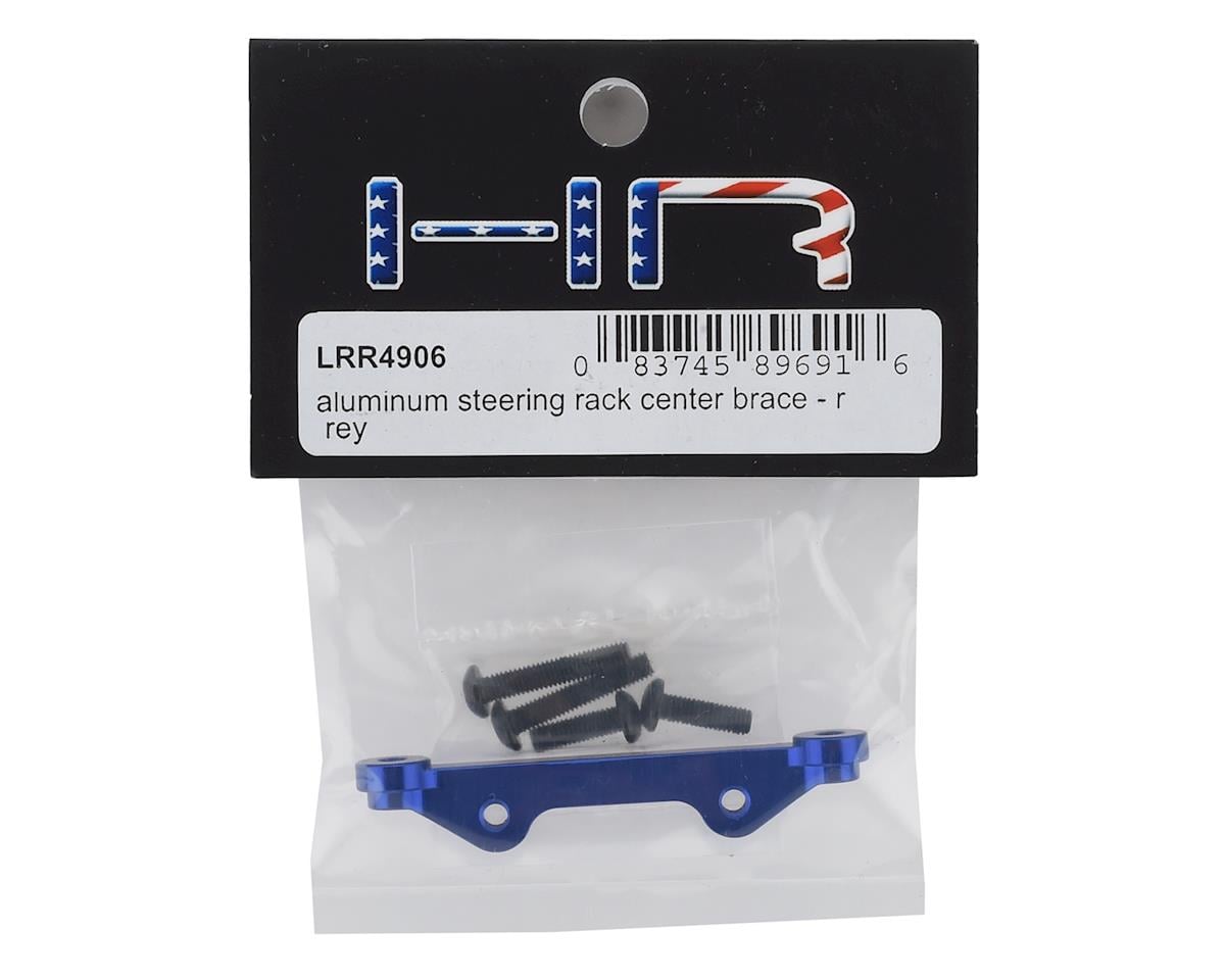 Hot Racing Losi Baja Rey/Rock Rey Aluminum Steering Rack Center Brace (Blue)
