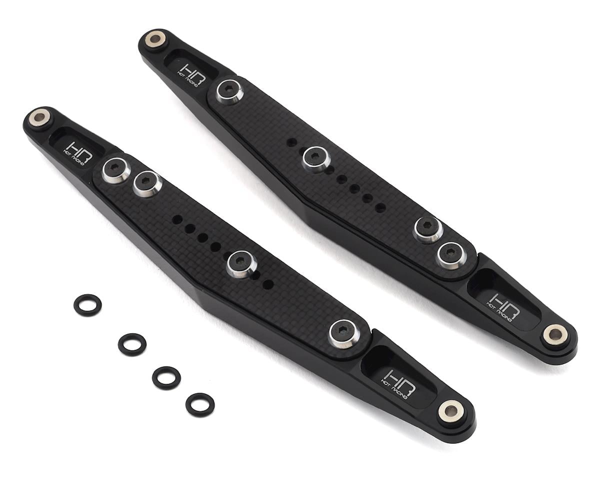 Hot Racing Losi Super Baja Rey/Rock Rey Aluminum/Carbon Rear Lower Trailing Arms