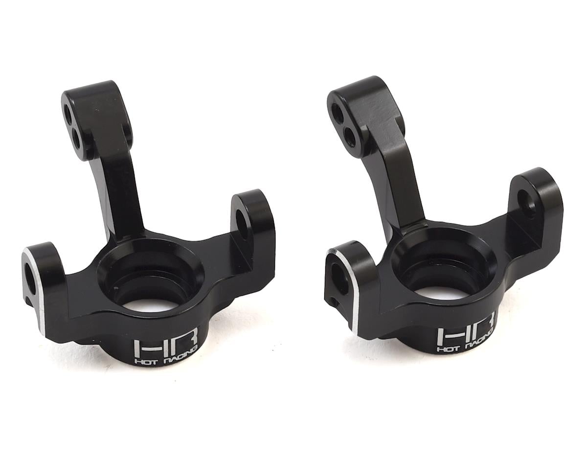 Hot Racing LaTrax Rally Aluminum Steering Knuckle Set (Black)