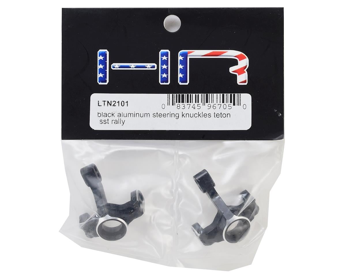 Hot Racing LaTrax Rally Aluminum Steering Knuckle Set (Black)