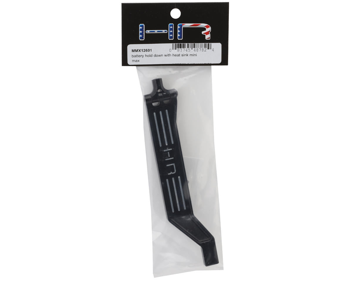 Hot Racing Aluminum Battery Hold Down for Traxxas® Mini Maxx® (Black)