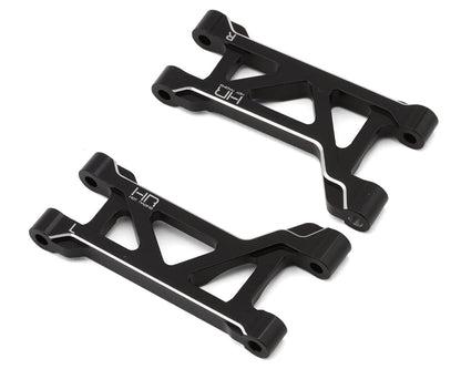 Hot Racing Aluminum Front Upper Arm Set for Traxxas® Mini Maxx® (Black) (2)