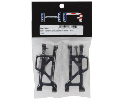 Hot Racing Aluminum Front Lower Arm Set for Traxxas® Mini Maxx® (Black) (2)