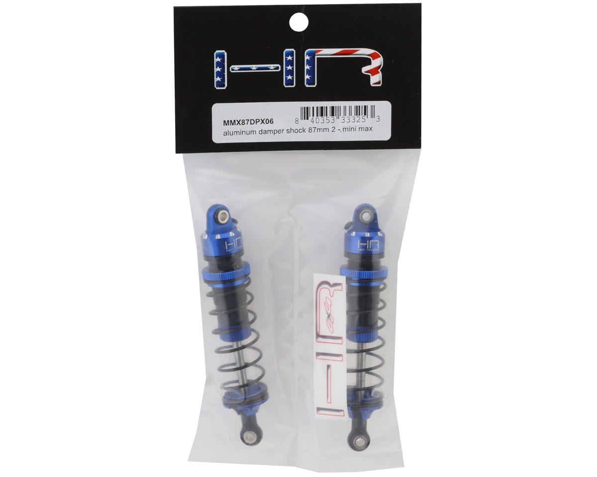 Hot Racing 87mm Pre-Assembled Aluminum Threaded Shocks for Traxxas® Mini Maxx®