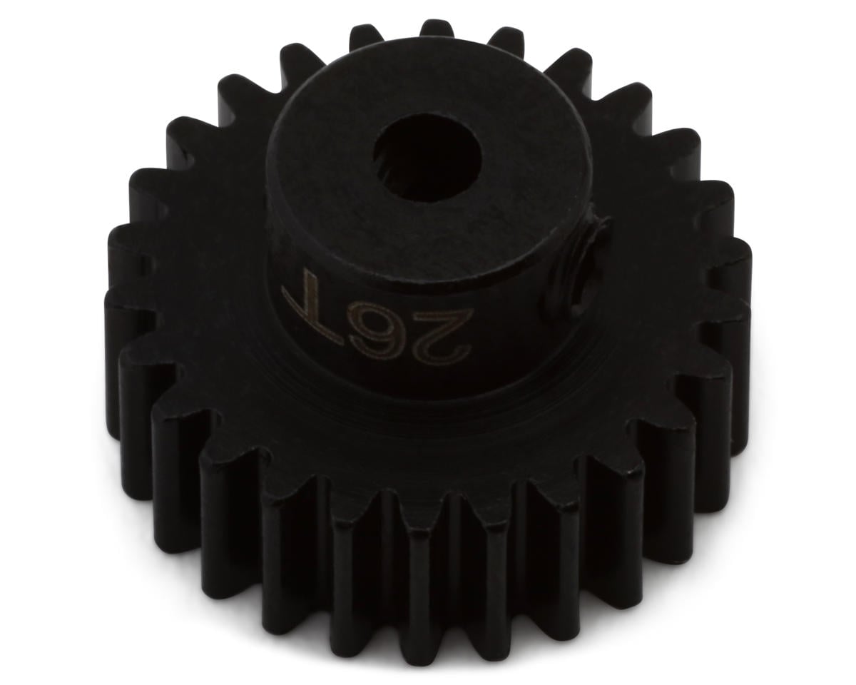 Hot Racing Mod 0.5 Hard Blackened Steel Pinion Gear (3.17mm Bore) (26T)