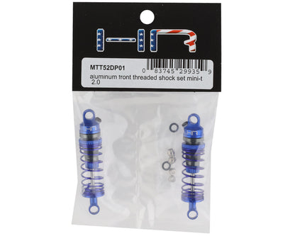 Hot Racing Losi Mini-T 2.0 Aluminum Front Threaded Shock Set (2)