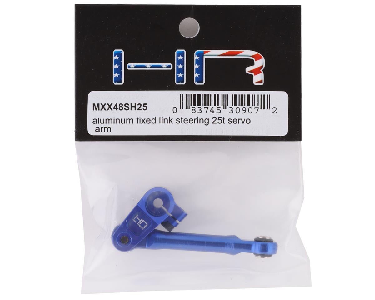 Hot Racing Aluminum Fixed Steering Link with 25T Servo Arm for Traxxas Maxx