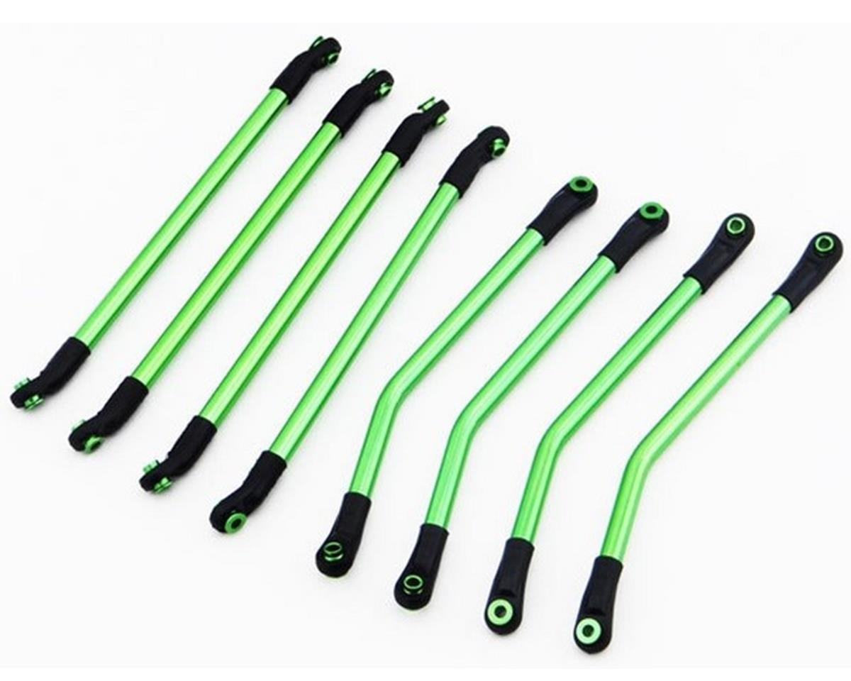 Hot Racing Aluminum Green 4-Link Set Wraith/Ridgecrest