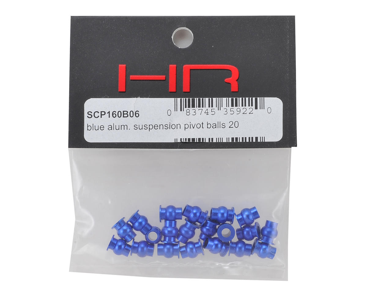 Hot Racing Aluminum Pivot Ball Set (Blue) (20)
