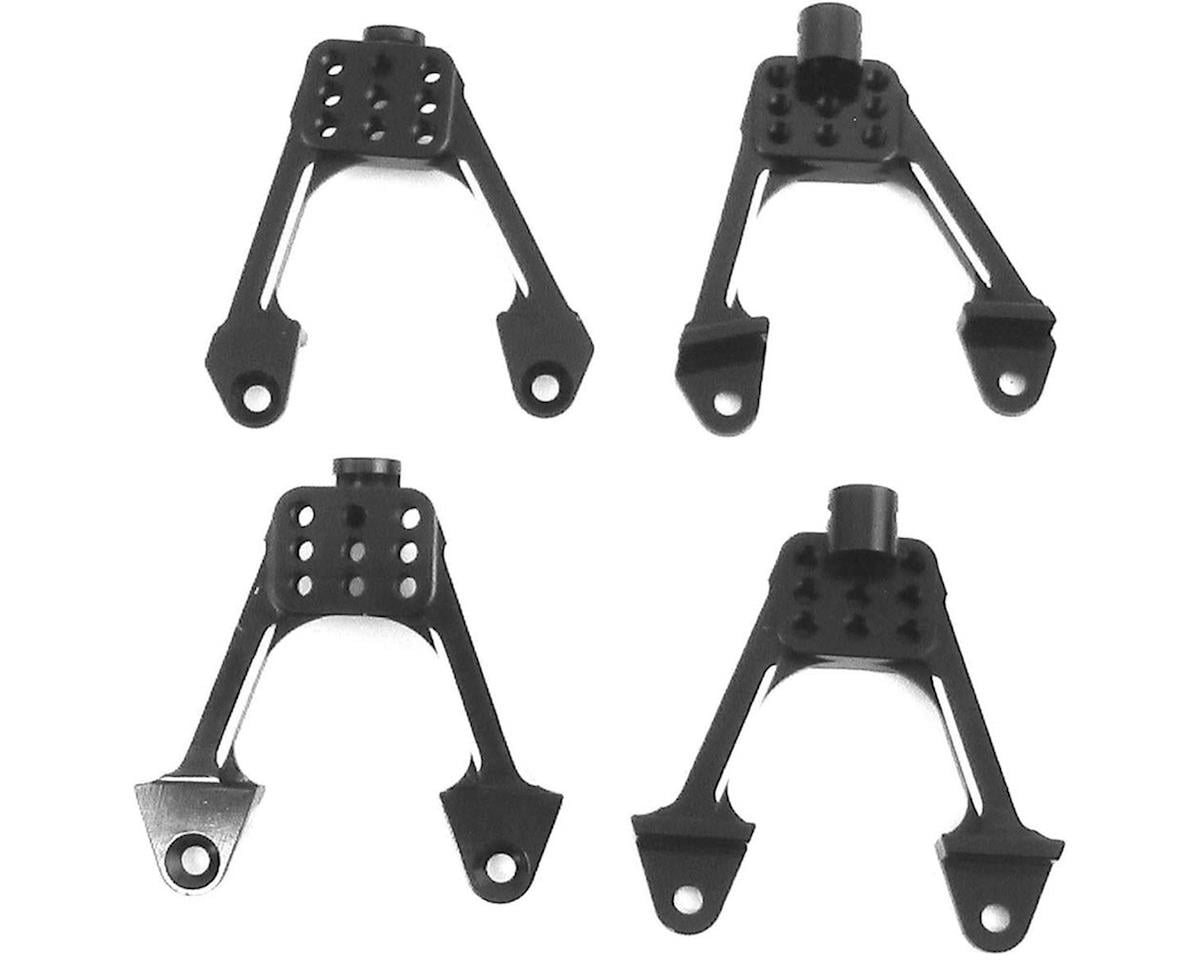 Hot Racing SCX10 Aluminum Front & Rear Adjustable Shock Tower Hoop Set