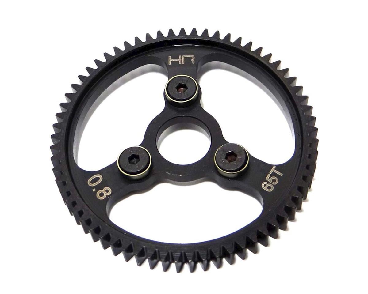 Hot Racing 32P Hardened Steel Spur Gear for Traxxas Summit/E-Revo (Black) (65T)