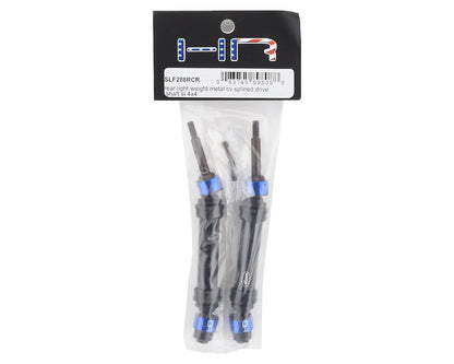 Hot Racing Rear Light Weight Metal CV Splined Drive Shafts for Traxxas Slash 4x4