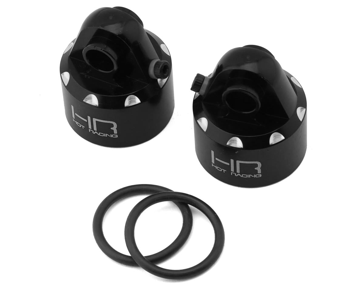 Hot Racing Aluminum Bleeder Shock Caps for Traxxas Sledge (2)