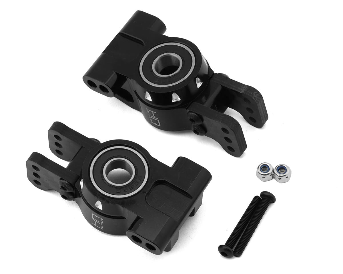 Hot Racing Aluminum Rear Axle Carriers w/HD Bearings for Traxxas Sledge (2)
