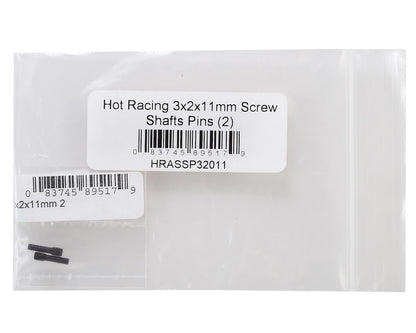 Hot Racing 3x2x11mm Screw Shafts Pins (2)