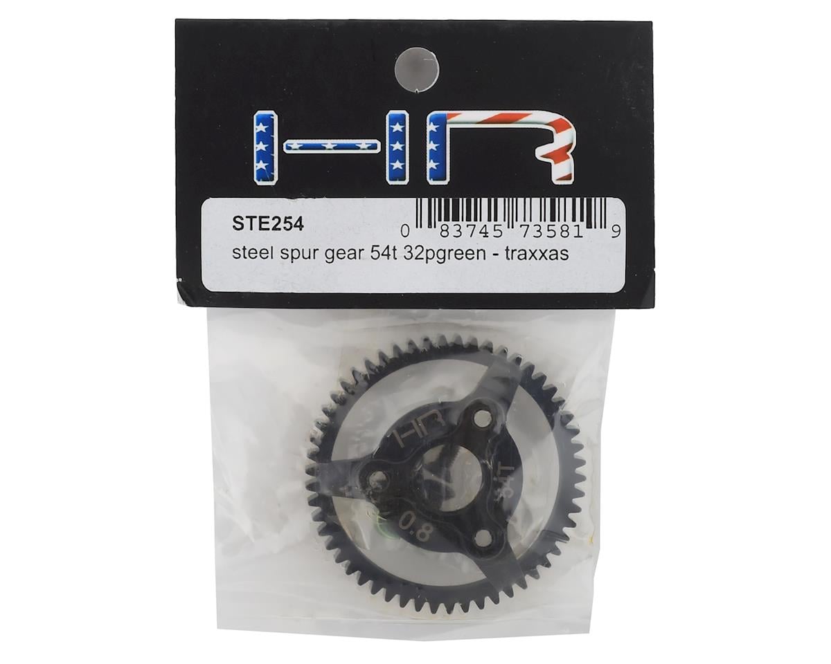 Hot Racing 32P Steel Spur Gear for Traxxas Bandit/Stampede (Green) (54T)