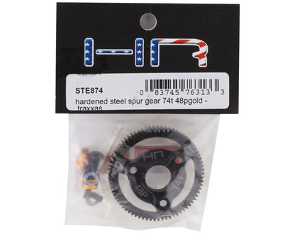 Hot Racing 48P Hardened Steel Spur Gear for Traxxas 2WD (74T)