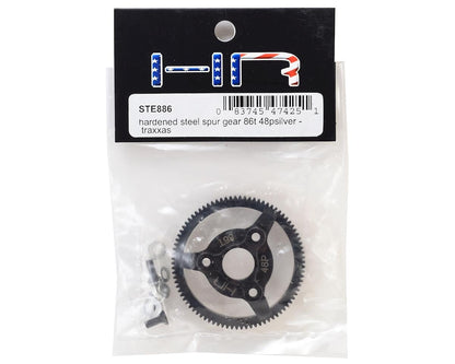 Hot Racing 48P Hardened Steel Spur Gear for Traxxas 2WD (86T)