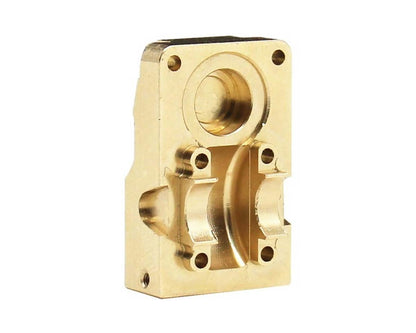 Hot Racing Axial SCX24 Brass Differential Cover w/Stainless Axle Skid Plate 13g)
