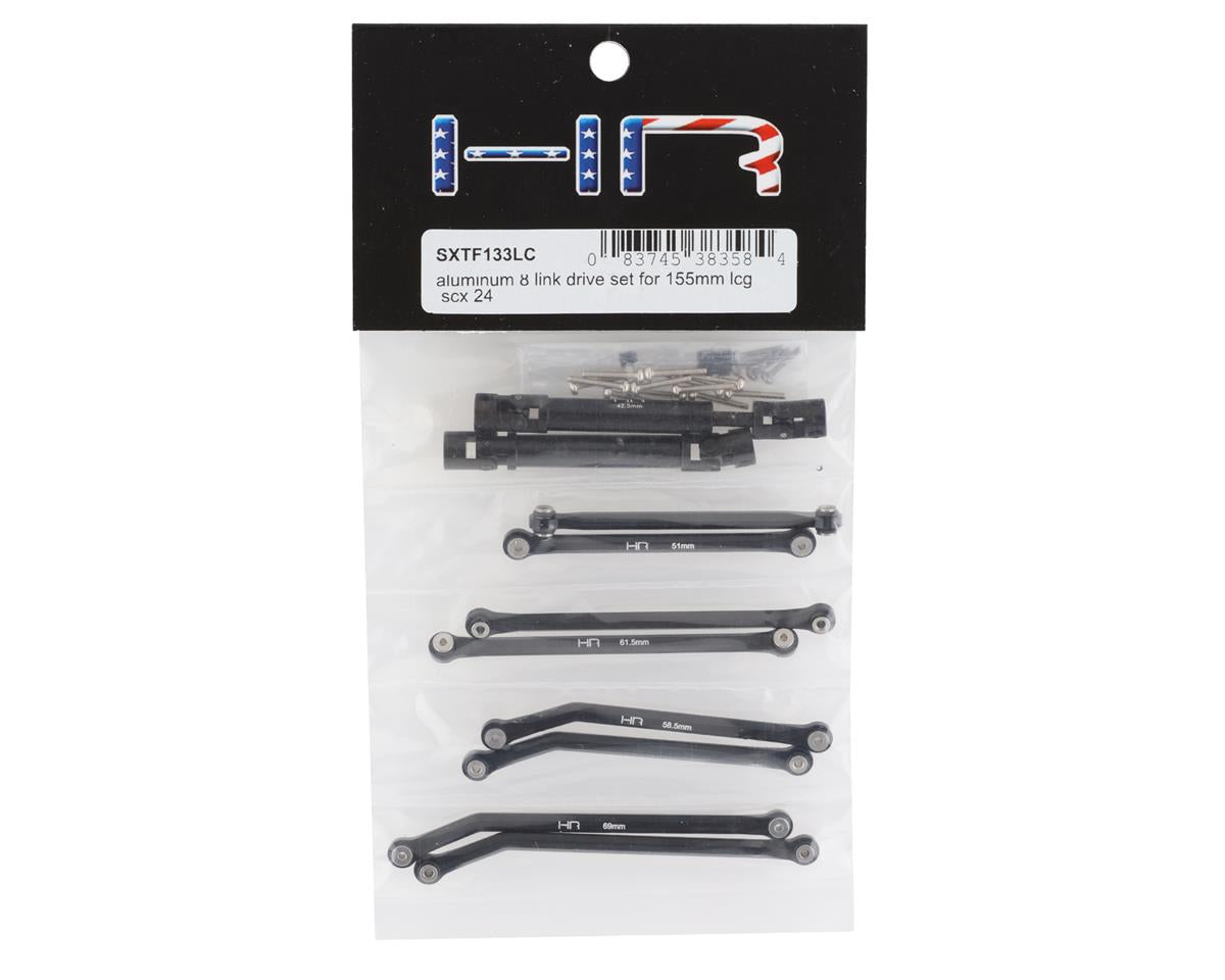 Hot Racing Axial SCX24 Aluminum 8 Link Drive Set (155mm LCG)