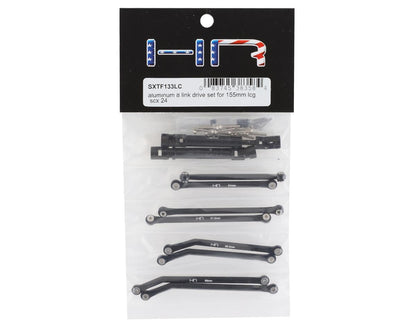 Hot Racing Axial SCX24 Aluminum 8 Link Drive Set (155mm LCG)