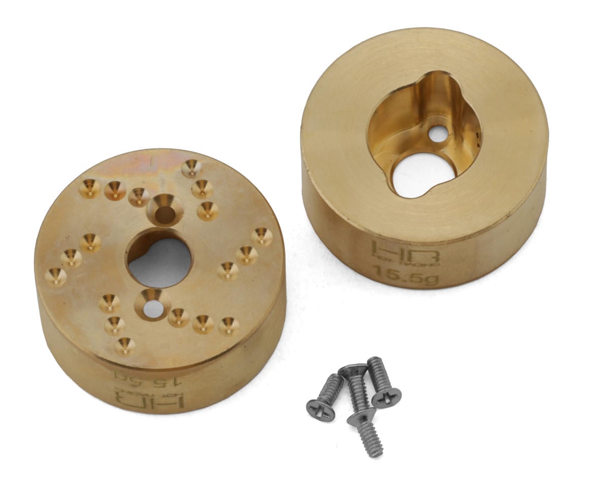 Hot Racing Axial SCX24 Brass Rear Hub (2) (31g)