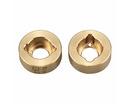 Hot Racing Axial SCX30 Brass Rear Counter Weights (4.1g ea) (2)