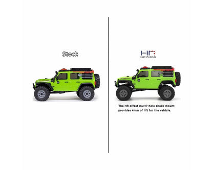 Hot Racing Axial SCX30 Aluminum Multi Offset Shock Mounts Set
