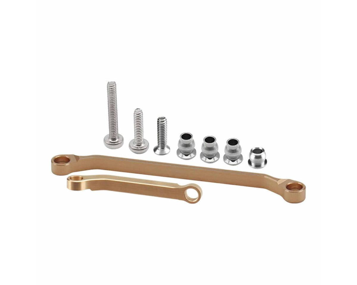 Hot Racing Axial SCX30 Brass Steering Link Set (1.7g)