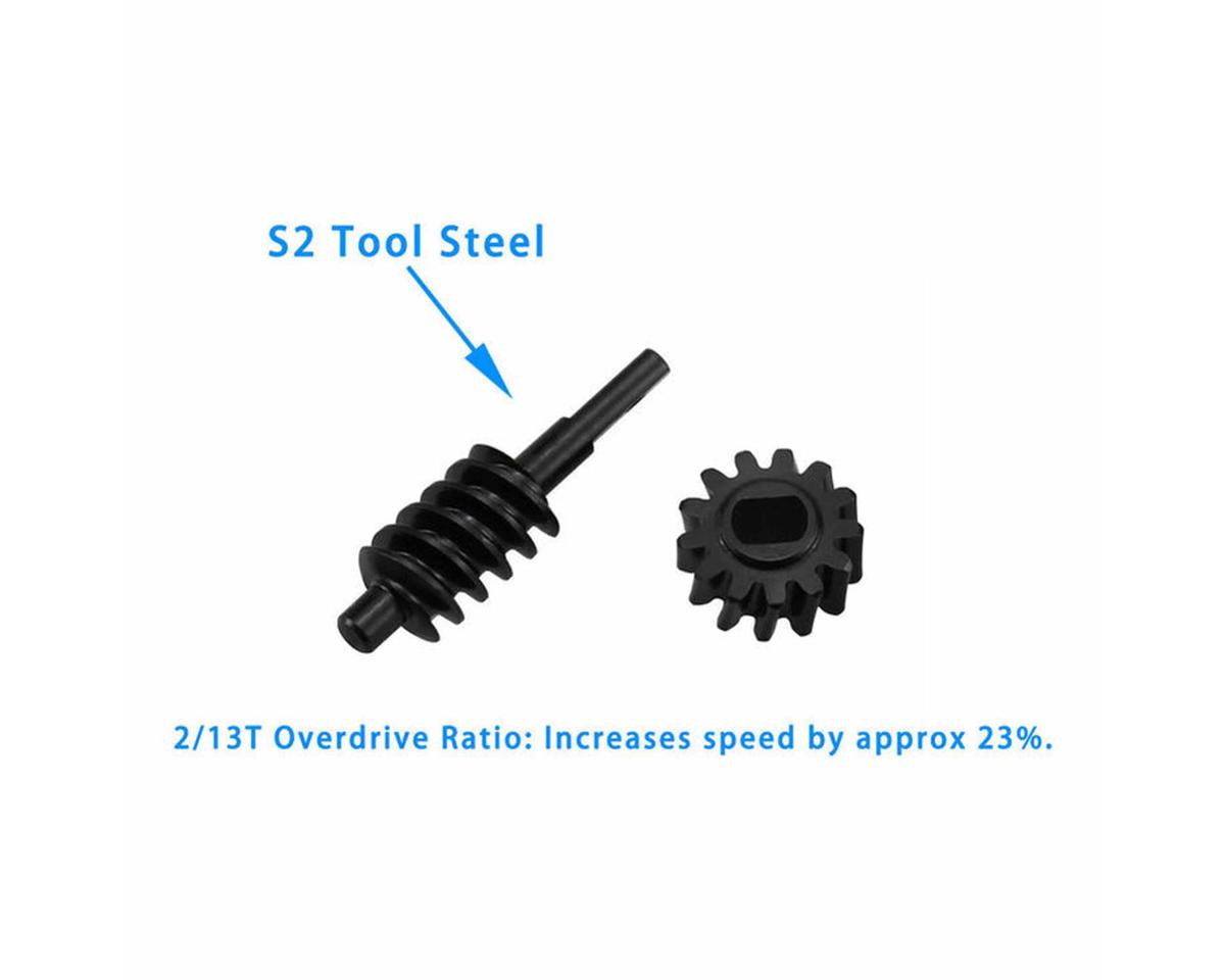 Hot Racing Axial SCX30 CNC-Machined Steel Differential Overdrive Gears Set