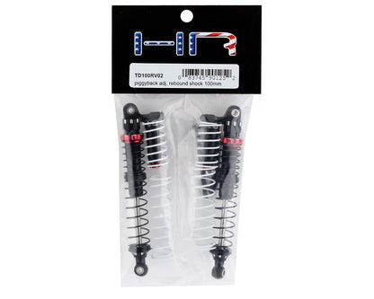 Hot Racing Piggyback Adjustable Rebound Shock (Red) (100mm)
