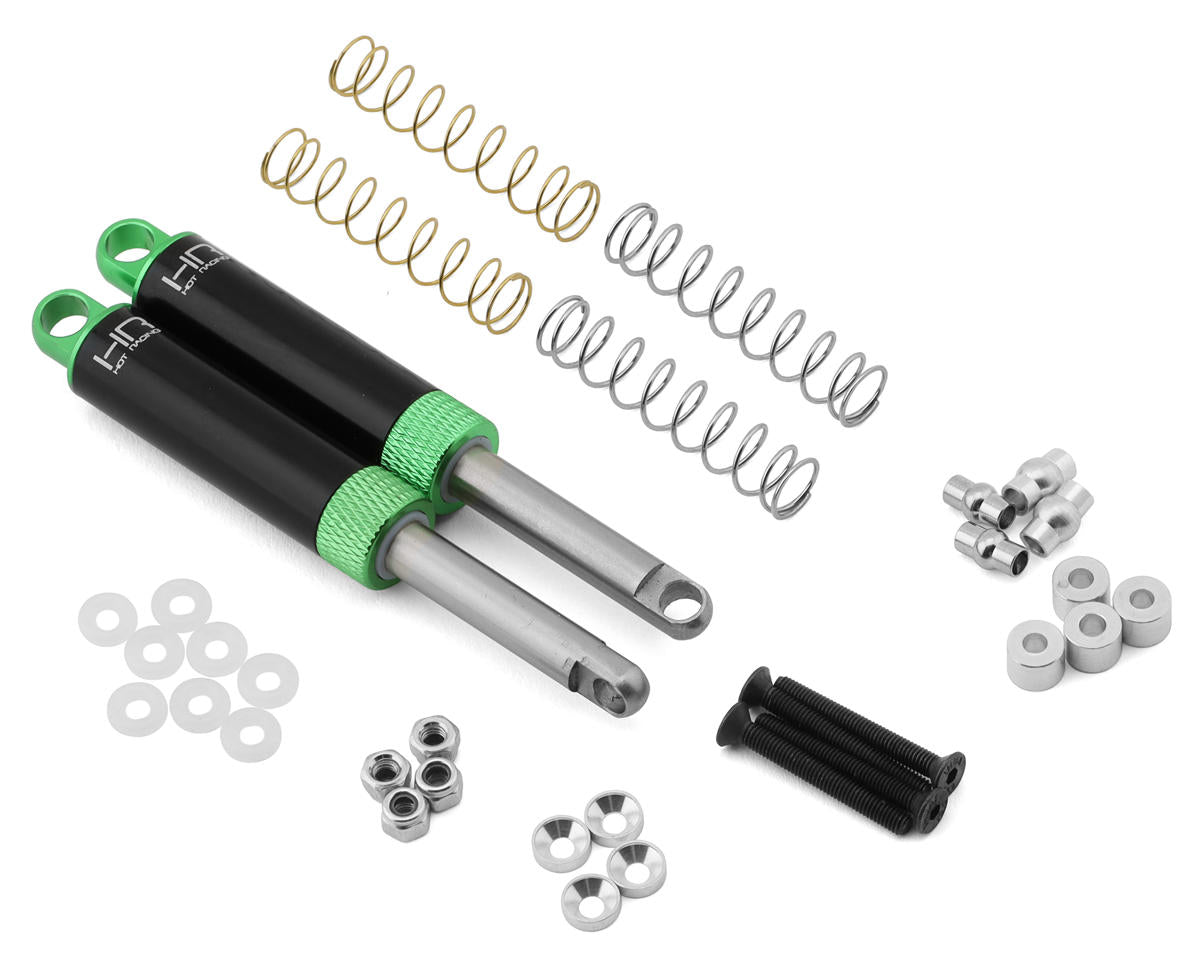 Hot Racing 90mm Internal Spring Air Shocks (Green) (2)