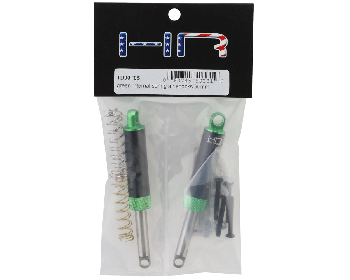 Hot Racing 90mm Internal Spring Air Shocks (Green) (2)