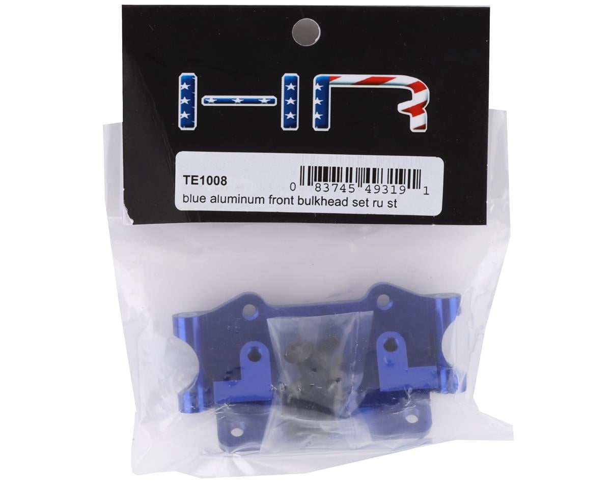 Hot Racing Aluminum Front Bulkhead for Traxxas 2WD (Blue)