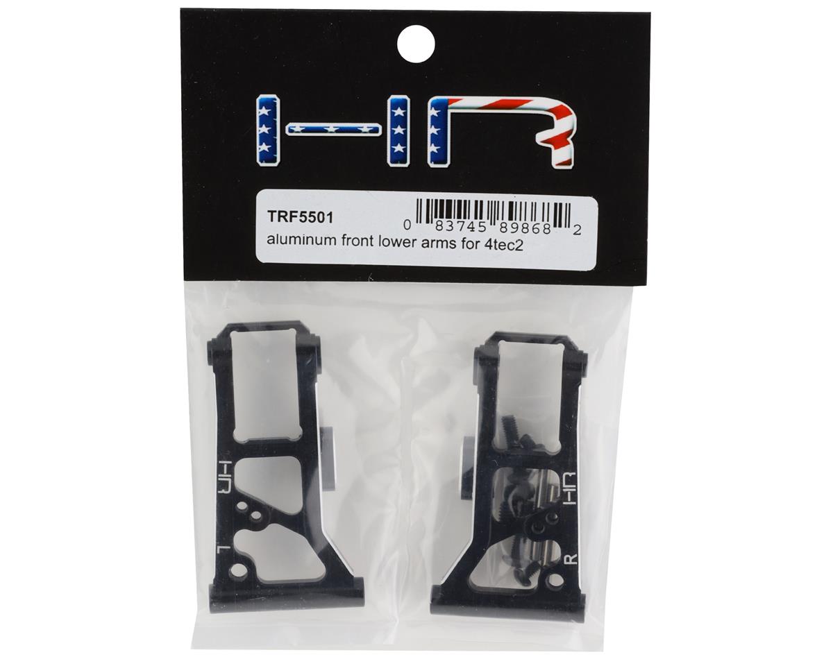 Hot Racing Aluminum Front Lower Arms for Traxxas 4-Tec 2.0 (Black) (2)