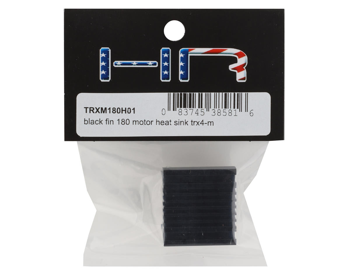 Hot Racing 180 Aluminum Motor Heat Sink for Traxxas TRX-4M (Black)