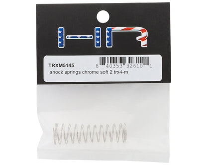 Hot Racing Shock Springs for Traxxas TRX-4M (Chrome) (2) (Soft)
