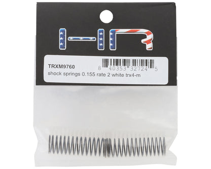 Hot Racing Shock Springs for Traxxas® TRX-4M™ (White - 0.155 Rate) (2)