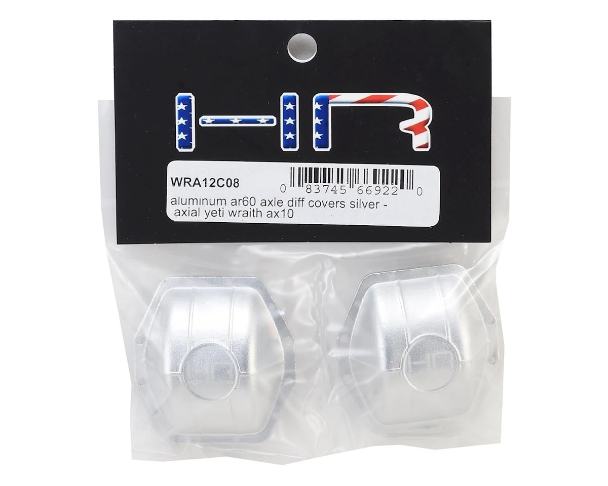 Hot Racing Axial Wraith Aluminum AR60 Axle Diff Cover (Silver)