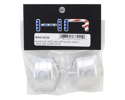 Hot Racing Axial Wraith Aluminum AR60 Axle Diff Cover (Silver)